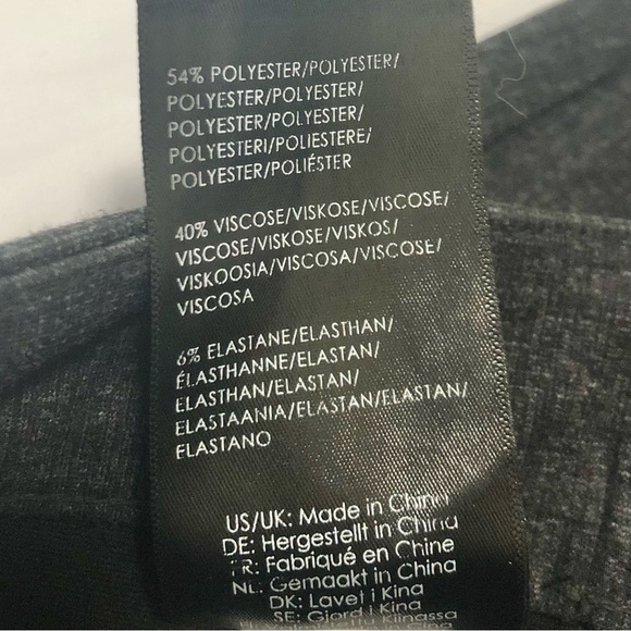 Liverpool Los Angeles Pull-On Charcoal Gray Tweed Dress Pants Size 6; Waist 28 - Picture 6 of 10